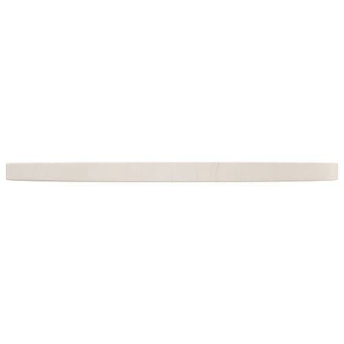 Dessus de table Blanc Ø50x2,5 cm Bois de pin massif - Photo n°3; ?>