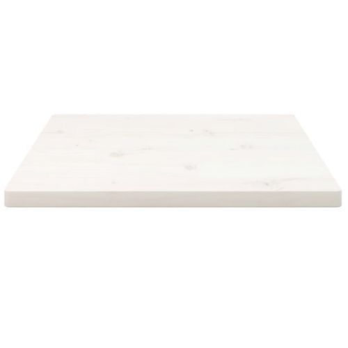 Dessus de table blanc 60x60x2,5 cm bois de pin massif - Photo n°3; ?>