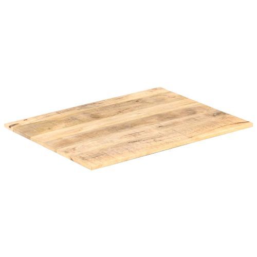 Dessus de table Bois de manguier solide 15-16 mm 80x60 cm - Photo n°3; ?>