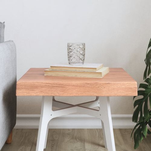 Dessus de table bois massif traité bordure assortie - Photo n°2; ?>