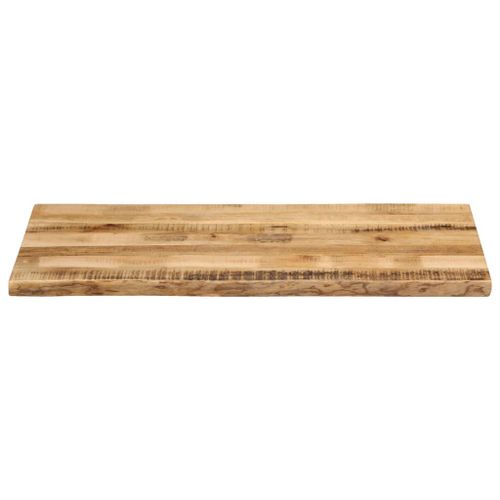 Dessus de table bord vivant 110x60x3,8 cm bois de manguier brut - Photo n°3; ?>