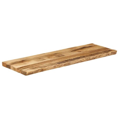 Dessus de table bord vivant 120x40x2,5 cm bois de manguier brut - Photo n°2; ?>