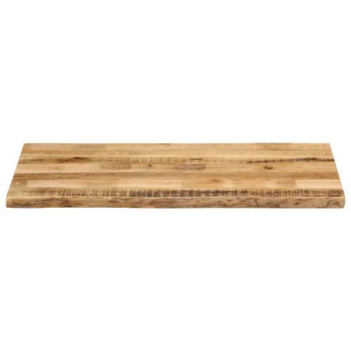 Dessus de table bord vivant 120x60x2,5 cm bois de manguier brut - Photo n°3; ?>