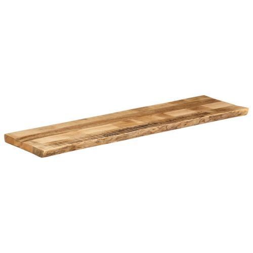 Dessus de table bord vivant 160x40x2,5 cm bois de manguier brut - Photo n°2; ?>