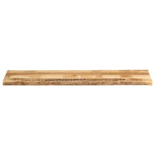 Dessus de table bord vivant 180x40x2,5 cm bois de manguier brut - Photo n°3; ?>