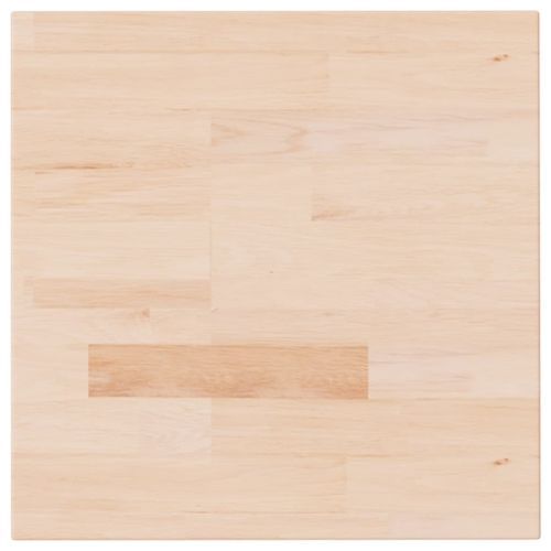 Dessus de table carré 40x40x4 cm Bois chêne massif non traité - Photo n°2; ?>