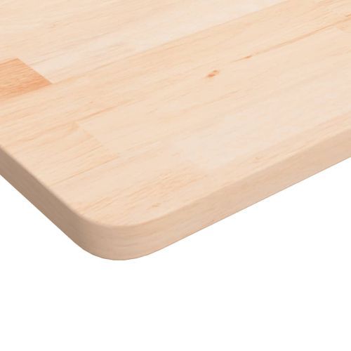 Dessus de table carré 50x50x2,5 cm Bois chêne massif non traité - Photo n°3; ?>