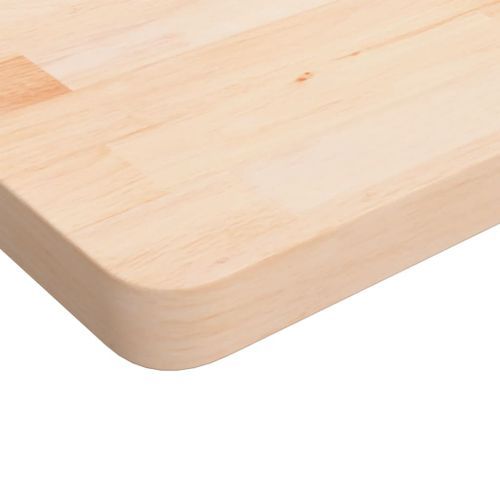 Dessus de table carré 50x50x4 cm Bois chêne massif non traité - Photo n°3; ?>