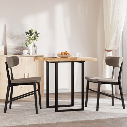 Dessus de table carré 70x70x4 cm bois massif d'acacia - Photo n°3; ?>