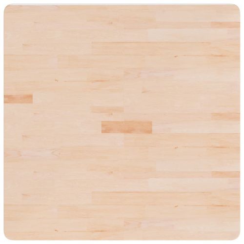 Dessus de table carré 80x80x1,5 cm Bois chêne massif non traité - Photo n°2; ?>