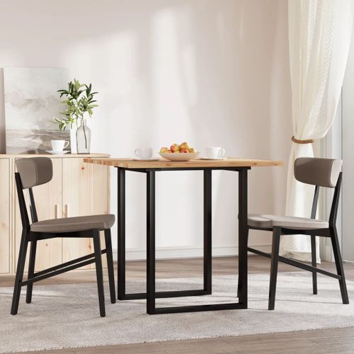 Dessus de table carré 80x80x2 cm bois massif d'acacia - Photo n°3; ?>