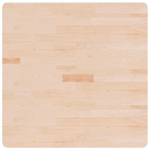 Dessus de table carré 80x80x4 cm Bois chêne massif non traité - Photo n°2; ?>