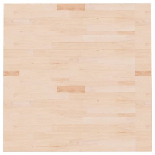 Dessus de table carré 90x90x2,5 cm Bois chêne massif non traité - Photo n°2; ?>