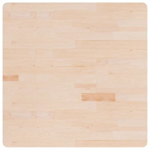 Dessus de table carré 90x90x4 cm Bois chêne massif non traité - Photo n°2; ?>