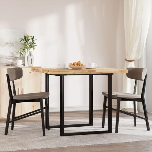 Dessus de table carré 90x90x4 cm bois massif d'acacia - Photo n°3; ?>