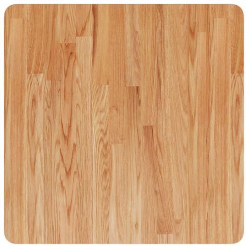 Dessus de table carré Marron clair 60x60x4cm Bois chêne traité - Photo n°2; ?>