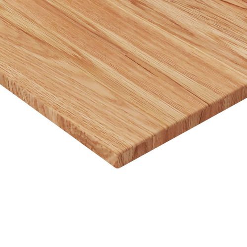 Dessus de table carré Marron clair40x40x1,5cm Bois chêne traité - Photo n°3; ?>