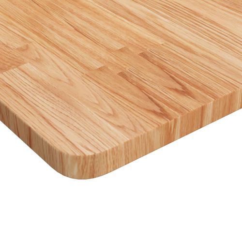 Dessus de table carré Marron clair40x40x2,5cm Bois chêne traité - Photo n°3; ?>