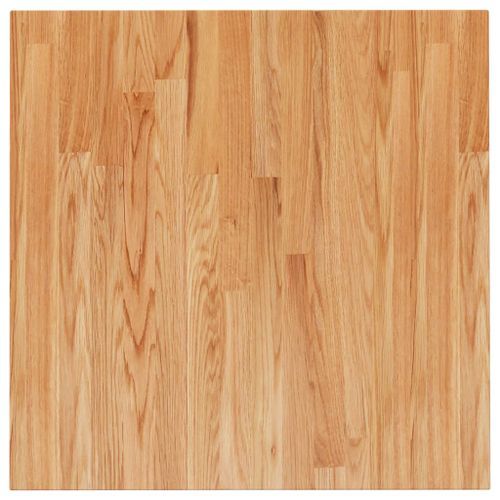 Dessus de table carré Marron clair60x60x2,5cm Bois chêne traité - Photo n°2; ?>