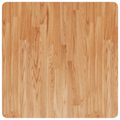 Dessus de table carré Marron clair70x70x1,5cm Bois chêne traité - Photo n°2; ?>