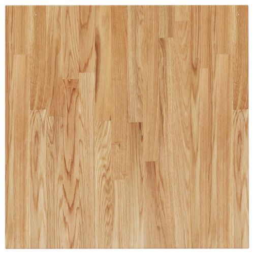 Dessus de table carré Marron clair90x90x1,5cm Bois chêne traité - Photo n°2; ?>