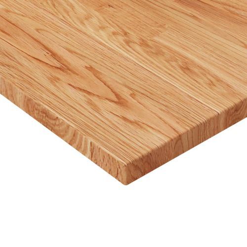 Dessus de table carré Marron clair90x90x2,5cm Bois chêne traité - Photo n°3; ?>