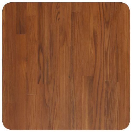 Dessus de table carré Marron foncé40x40x1,5cm Bois chêne traité - Photo n°2; ?>