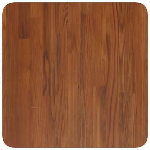 Dessus de table carré Marron foncé40x40x2,5cm Bois chêne traité - Photo n°2; ?>