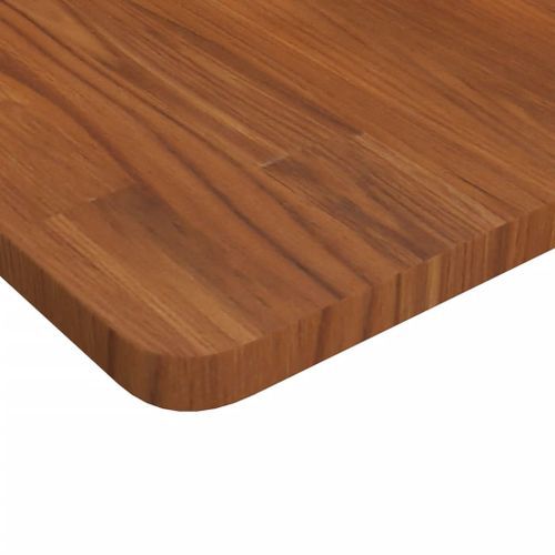 Dessus de table carré Marron foncé40x40x2,5cm Bois chêne traité - Photo n°3; ?>