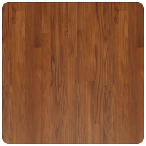 Dessus de table carré Marron foncé70x70x1,5cm Bois chêne traité - Photo n°2; ?>