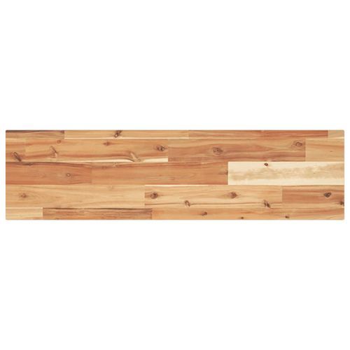 Dessus de table rectangulaire 100x20x2 cm bois massif d'acacia - Photo n°2; ?>