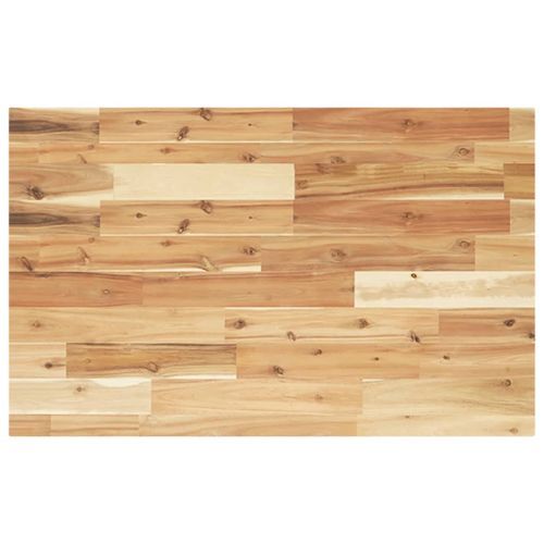 Dessus de table rectangulaire 100x50x4 cm bois massif d'acacia - Photo n°2; ?>