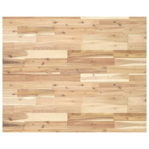 Dessus de table rectangulaire 100x80x4 cm bois massif d'acacia - Photo n°2; ?>