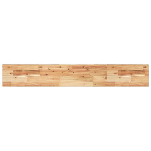 Dessus de table rectangulaire 120x20x2 cm bois massif d'acacia - Photo n°2; ?>