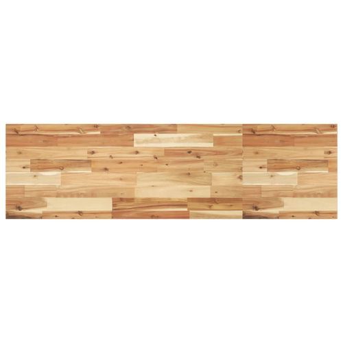 Dessus de table rectangulaire 120x40x2 cm bois massif d'acacia - Photo n°2; ?>