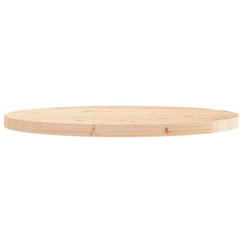 Dessus de table rond Ø80x3 cm bois de pin massif - Photo n°3; ?>