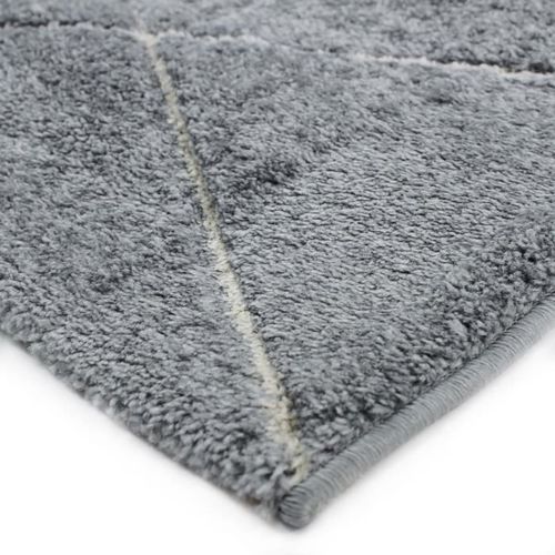 DIAMS Tapis de salon - 120 x 170 cm - Polypropylene - Gris clair - Photo n°3; ?>