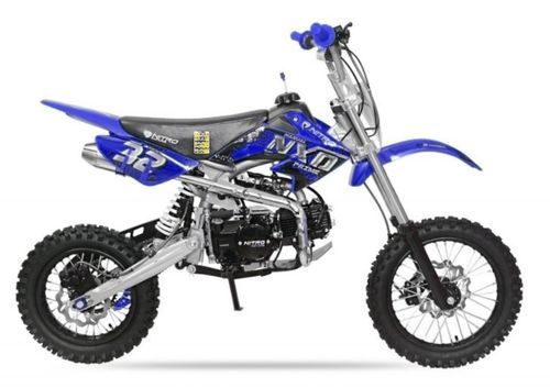 Dirt bike 125cc NXD 14/12 automatique e-start bleu - Photo n°2; ?>