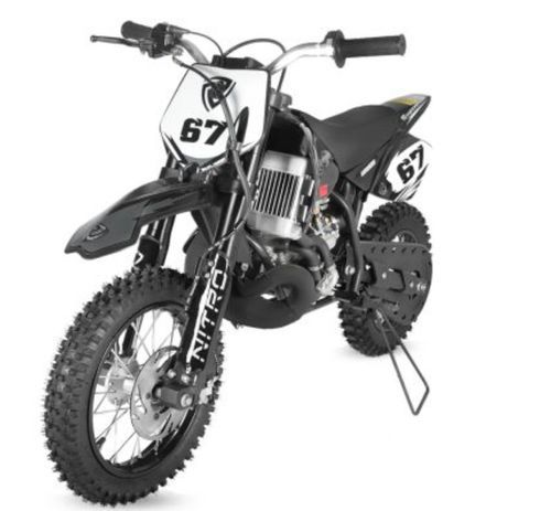 Dirt Bike 49cc NRG Racing hydraulique 12/10 automatique Kick starter noir - Photo n°2; ?>
