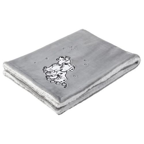 DISNEY Couverture bi-matiere 101 dalmatiens - 75 x 100 cm - Flanelle 100% polyester - Photo n°3; ?>