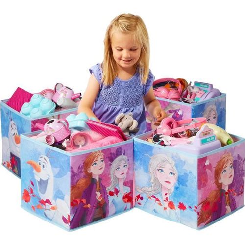 DISNEY FROZEN Cubes de rangement La Reine des Neiges - Jouets pour enfants - Bleu - Photo n°2; ?>