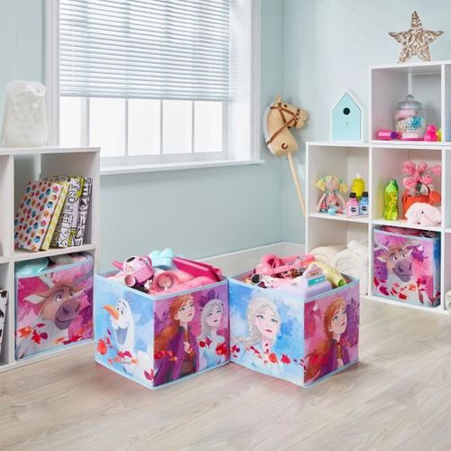 DISNEY FROZEN Cubes de rangement La Reine des Neiges - Jouets pour enfants - Bleu - Photo n°3; ?>