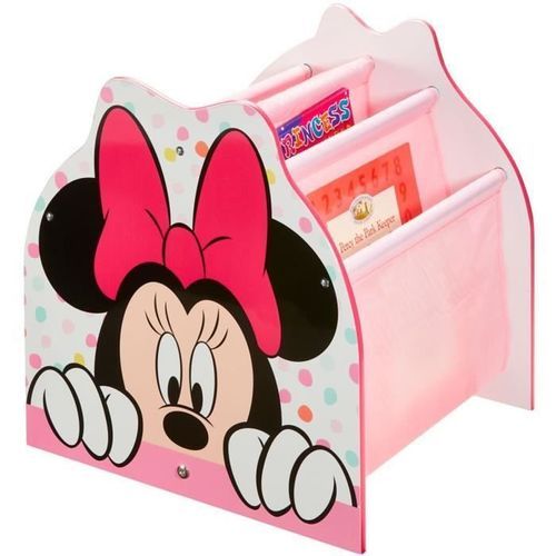 Disney Minnie Mouse - Bibliotheque a pochettes pour enfants - Rangement de livres pour chambre d'enfant - Photo n°2; ?>