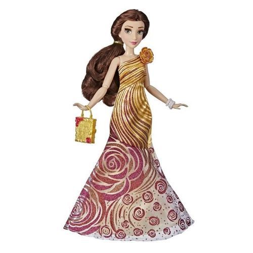 Disney Princesses, Style series, poupée mannequin Belle au style contemporain avec tenues et accessoires, des 6 ans - Photo n°2; ?>