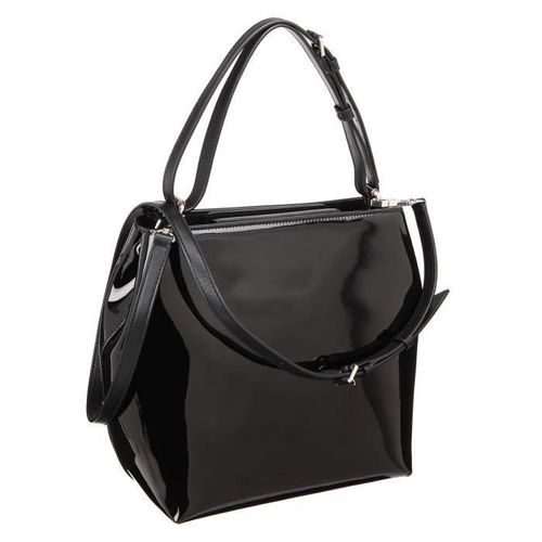 DKNY Sac en cuir de brevet R361170304 PATENT LEATHER Noir Femme - Photo n°2; ?>