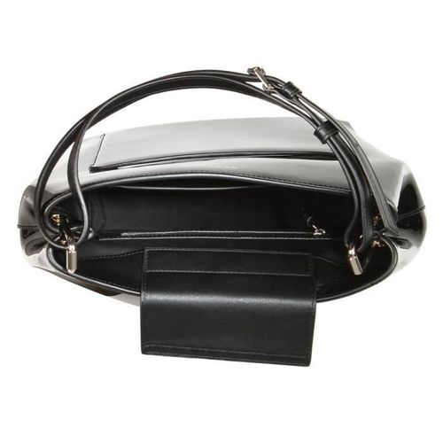 DKNY Sac en cuir de brevet R361170304 PATENT LEATHER Noir Femme - Photo n°3; ?>