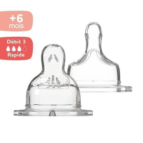 DODIE Tétine Plate Col Large +6 Mois Silicone - Photo n°2; ?>