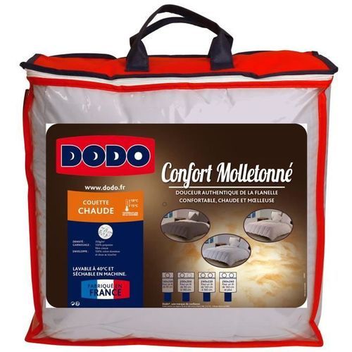 DODO Couette Confort Molletonné - 220 x 240 cm - Mauve - Photo n°2; ?>