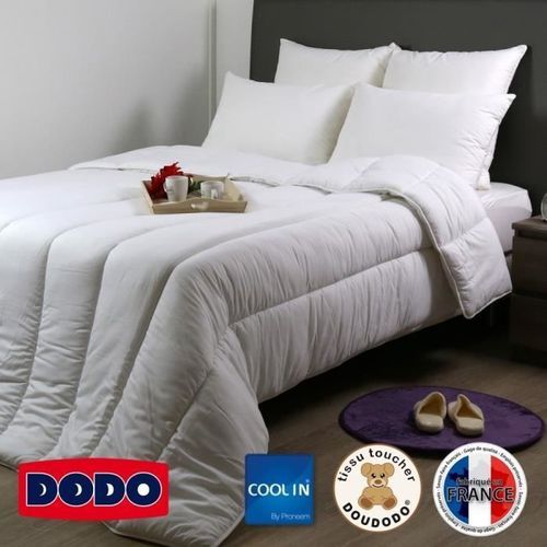 DODO Couette tempérée 300g/m² COOL'IN 200x200 cm blanc - Photo n°2; ?>