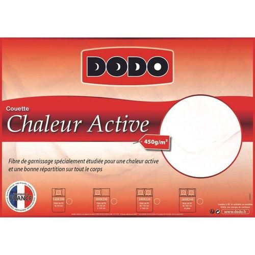 DODO Couette tres chaude CHALEUR ACTIVE - 240x260 cm - Photo n°3; ?>